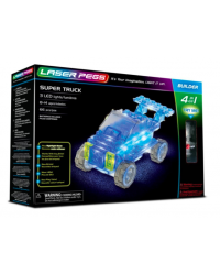 Laser Pegs Super Truck 4-in-1 Building Set Building Kit